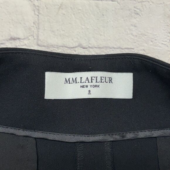 MM. LaFleur Women Pleated Dress Pants Trouser Size 8 Black C031 -28 - Picture 10 of 16